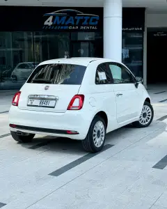 Rent Fiat 500: Chic City Cruiser 2023 in Dubai