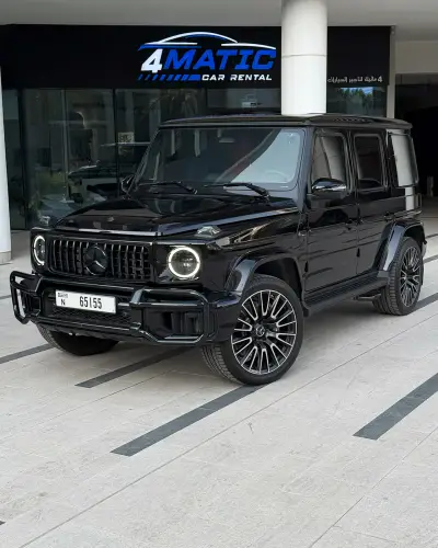 Alquiler de coches Mercedes AMG G63 Negro 2025 en Dubái