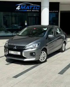 Rent Mitsubishi Attarage Grey 2023 in Dubai