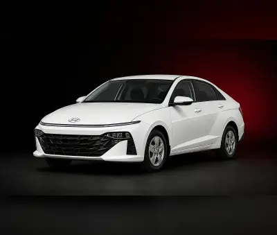 Dubai'de 2024 model Beyaz Hyundai Accent kiralayın