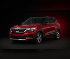 Rent Kia Seltos Black / Red 2023 in Dubai