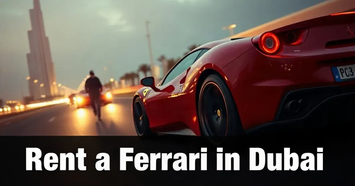 Rent a Ferrari in Dubai: Prices, Requirements & Booking Tips