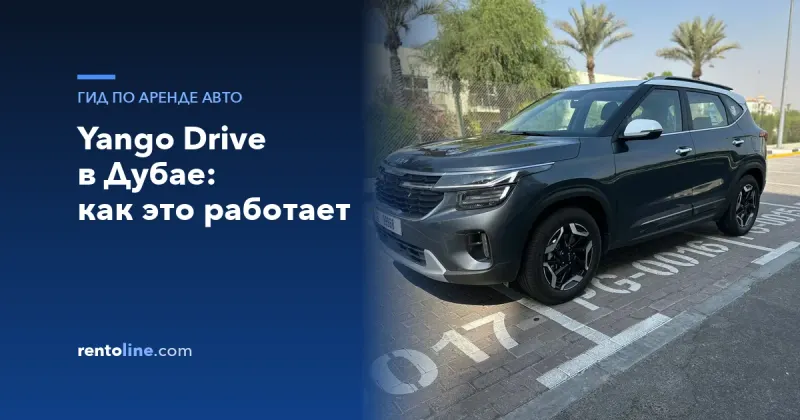 Yango Drive в Дубае: как это работает и чем отличается от прямой аренды и каршеринга