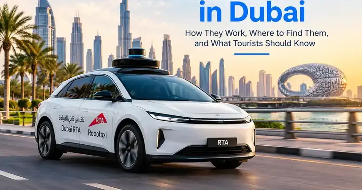 Driverless Taxis in Dubai: How They Work, Where to Find Them, and What Tourists Should Know