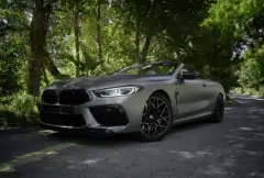 Rent BMW M8 Competition Convertible Grey in Dubai