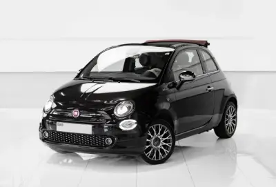 Dubai'de Kiralık Fiat 500 Cabriolet Siyah