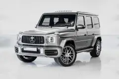Rent Mercedes G63 Silver in Dubai