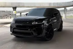 เช่ารถ Range Rover SVR สีดำในดูไบ
