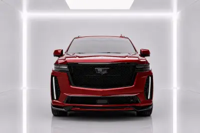 Dubai'da Kırmızı Cadillac Escalade V Kirala