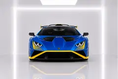 Rent Lamborghini Huracan STO Blue in Dubai