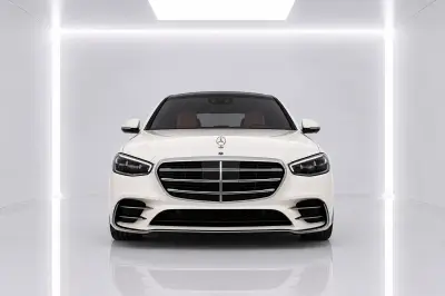Dubai'de Beyaz Mercedes-Benz S500 Kirala