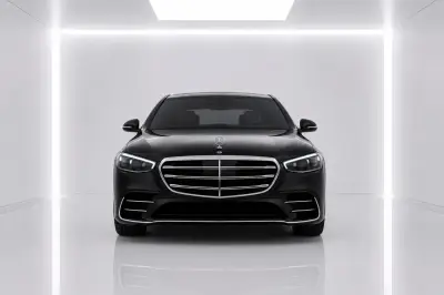 Dubai'de Siyah Mercedes-Benz S580 kirala