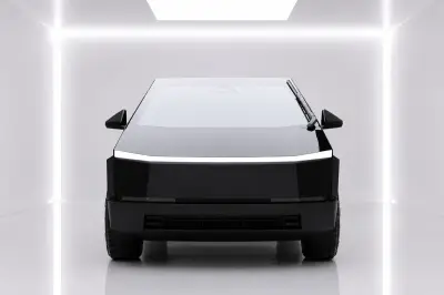Dubai'da Siyah Tesla Cybertruck kiralayın