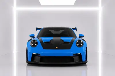 Dubai'da Kiralık Porsche GT3 RS Mavi