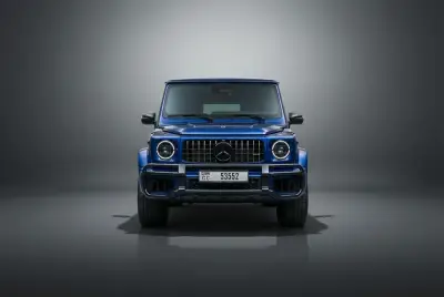 Dubai'de 2025 model Mercedes-Benz G63 Mavi kiralık