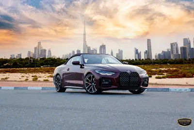 2023 Model BMW 420i M Kit Cabriolet Kiralayın, Dubai'de