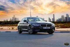 Rent BMW 520 Black in Dubai