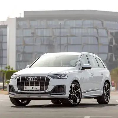Audi Q7 Beyaz Kiralık Dubai'de