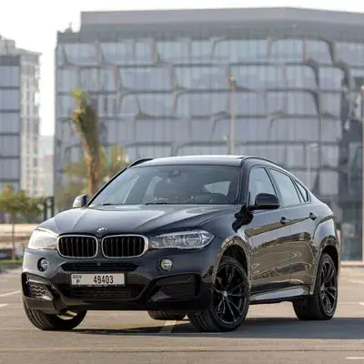 Dubai'de 2017 Siyah BMW X6 Kirala