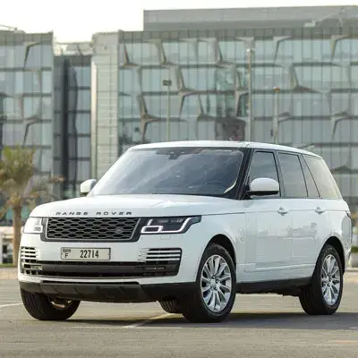 Dubai'de Beyaz Range Rover Vogue Kiralayın