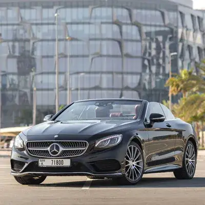 Dubai'de 2017 model Mercedes S500 Coupe Siyah kiralık